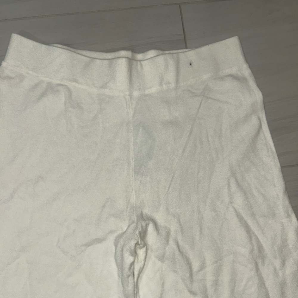 NEW MNG Mango CROP KNIT WIDE LEG TROUSERS - Picture 3 of 9